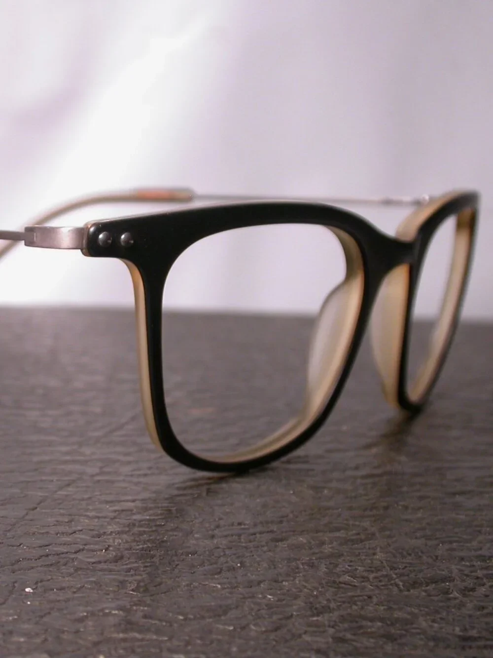 Kaibosh Black and Silver Shallow Waters Fashion Eyeglasses Frames